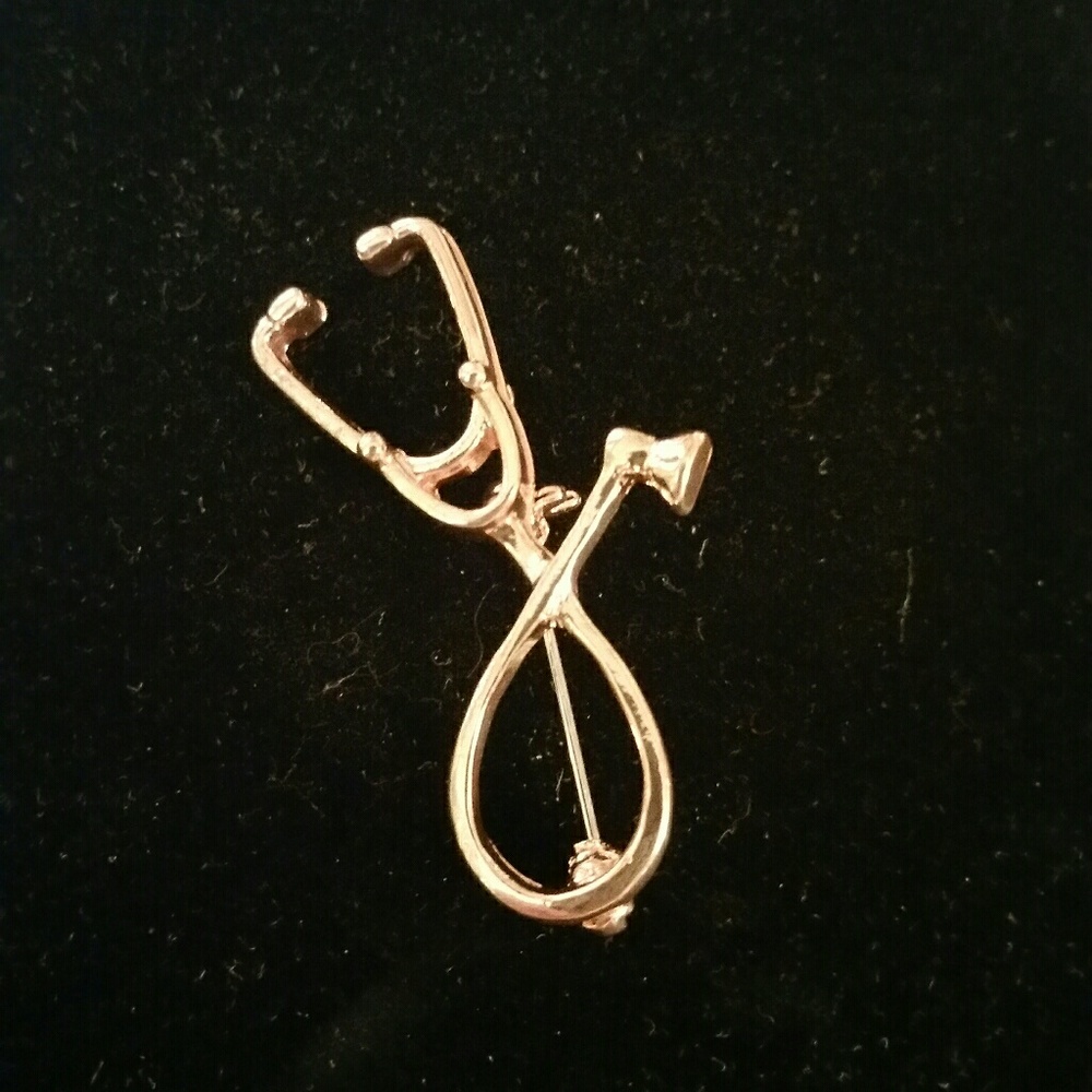 silvertone stethoscope pin